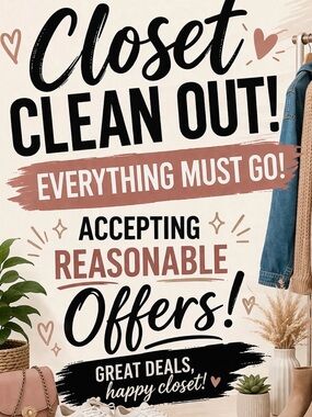 Closet Clean out !